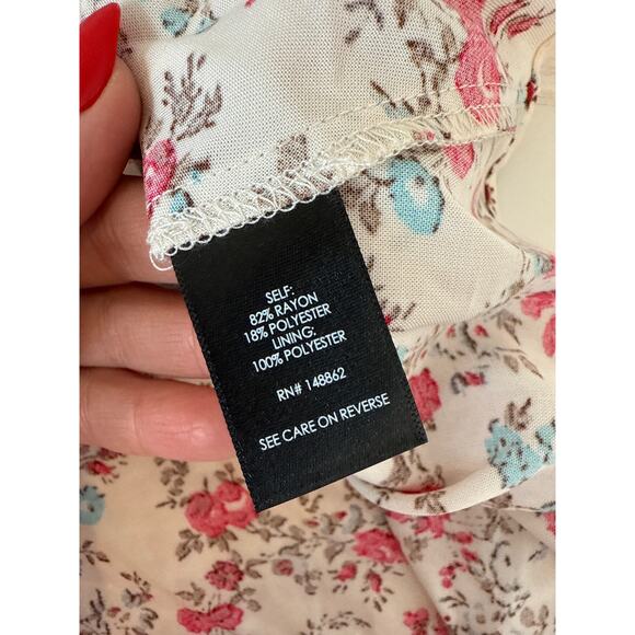 NWT Torrid Peplum Challis Puff Short Sleeve Top Greenhouse Floral Dew Size 6X - Picture 8 of 8